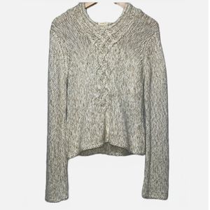 Acrylic Knitted Sweater Hoodie Medium